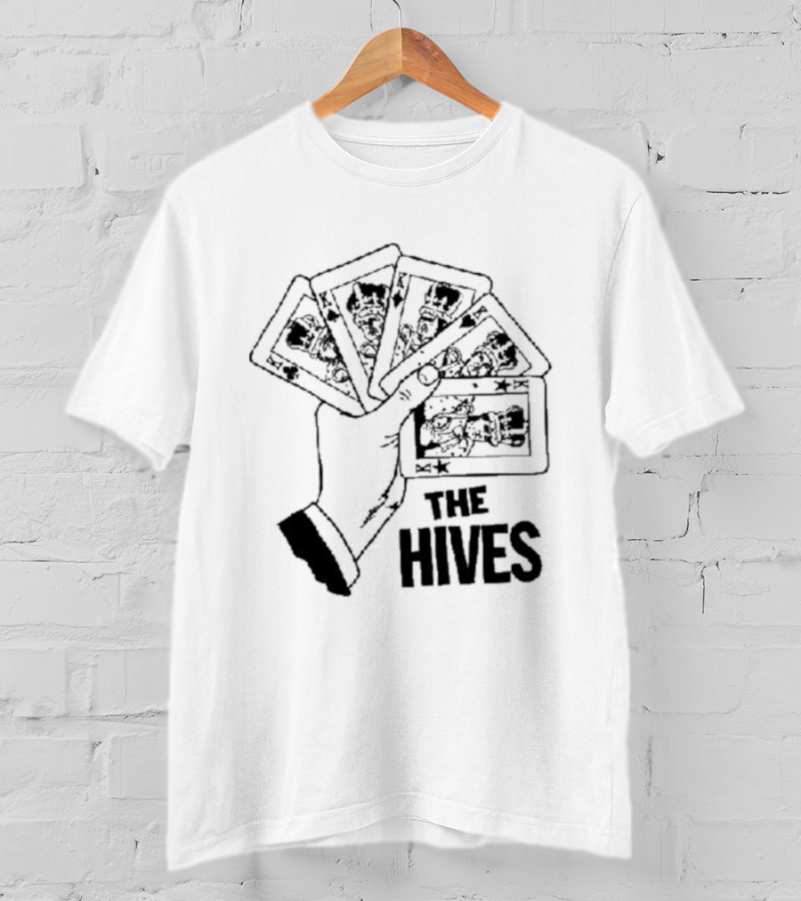 The Hives Poker Hand Playing Cards T-Shirt