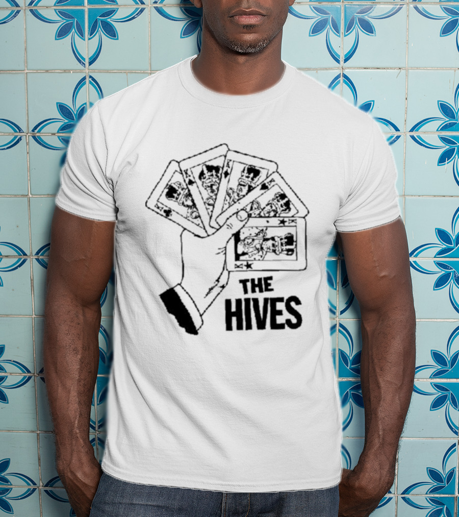 The Hives Poker Hand Playing Cards T-Shirt