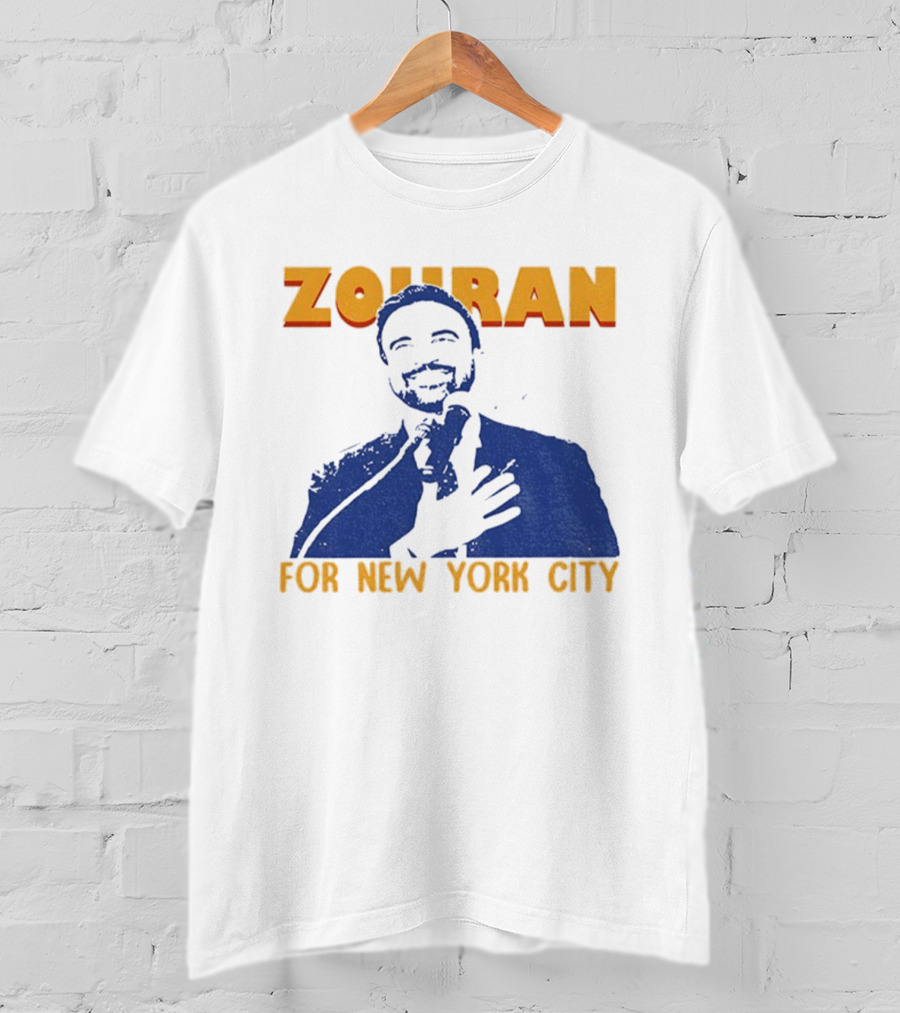 Zohran For New York City Mayor 2025 Political Campaign T-Shirt