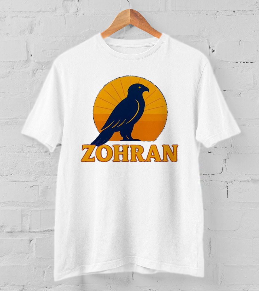 Zohran Eagle Sunrise Silhouette T-Shirt