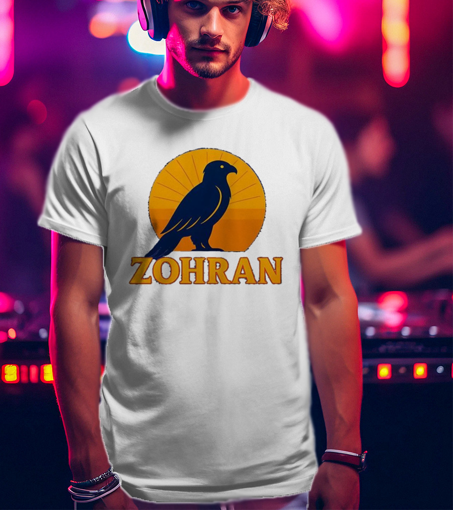 Zohran Eagle Sunrise Silhouette T-Shirt