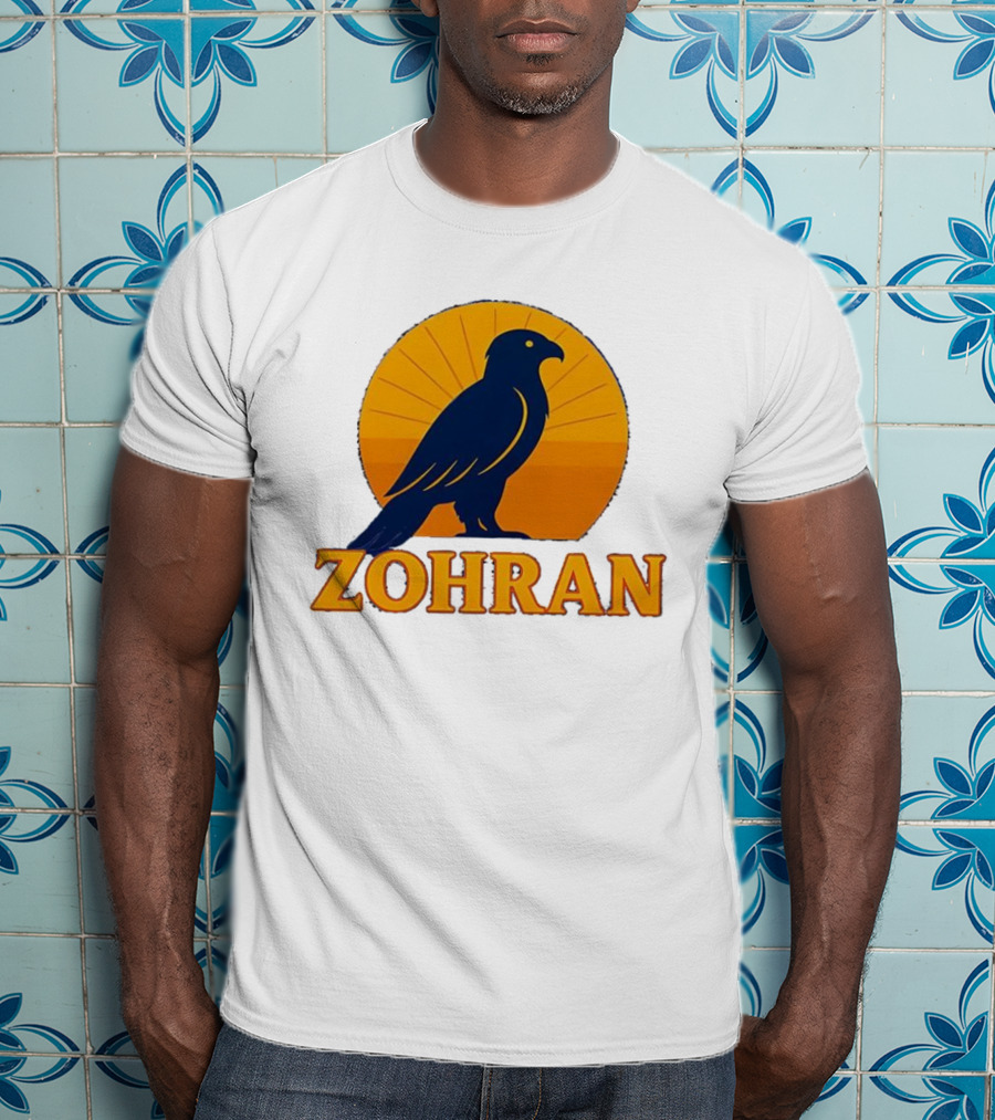 Zohran Eagle Sunrise Silhouette T-Shirt