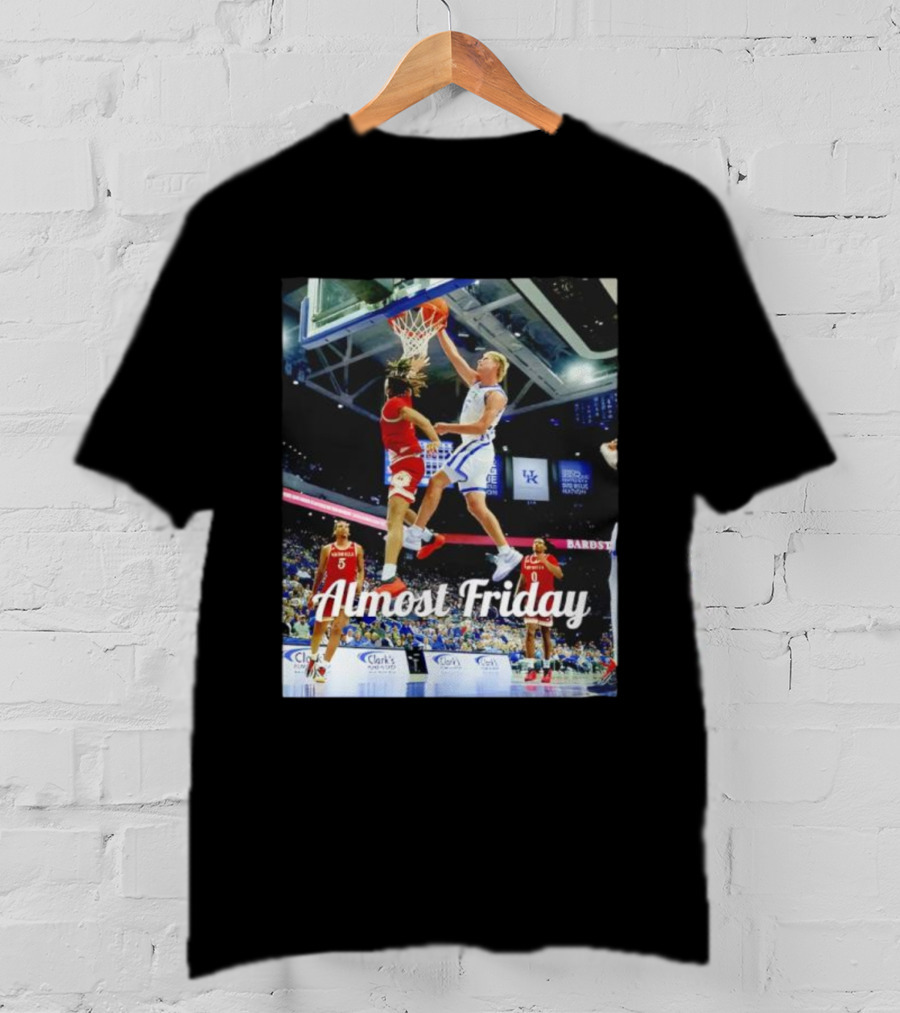 Kentucky Basketball Almost Friday Game Day Action T-Shirt