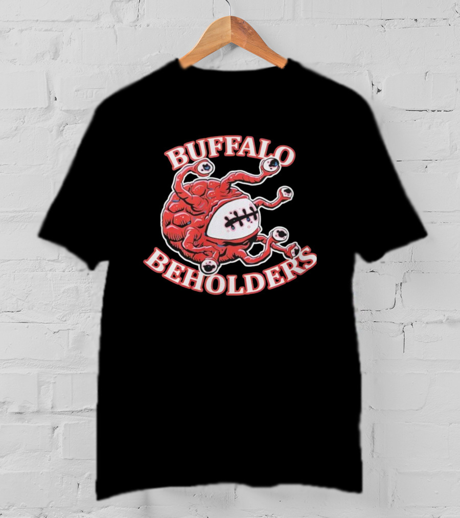 Buffalo Beholders Fantasy Team Eyeball Monster Graphic T-Shirt