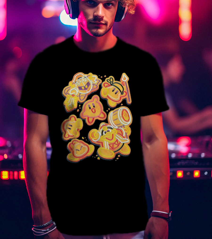 Dreamland Sweets Kirby Character Cookies T-Shirt