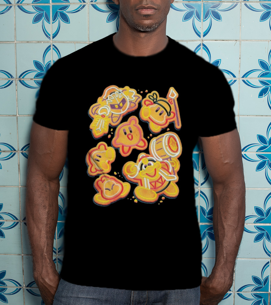 Dreamland Sweets Kirby Character Cookies T-Shirt