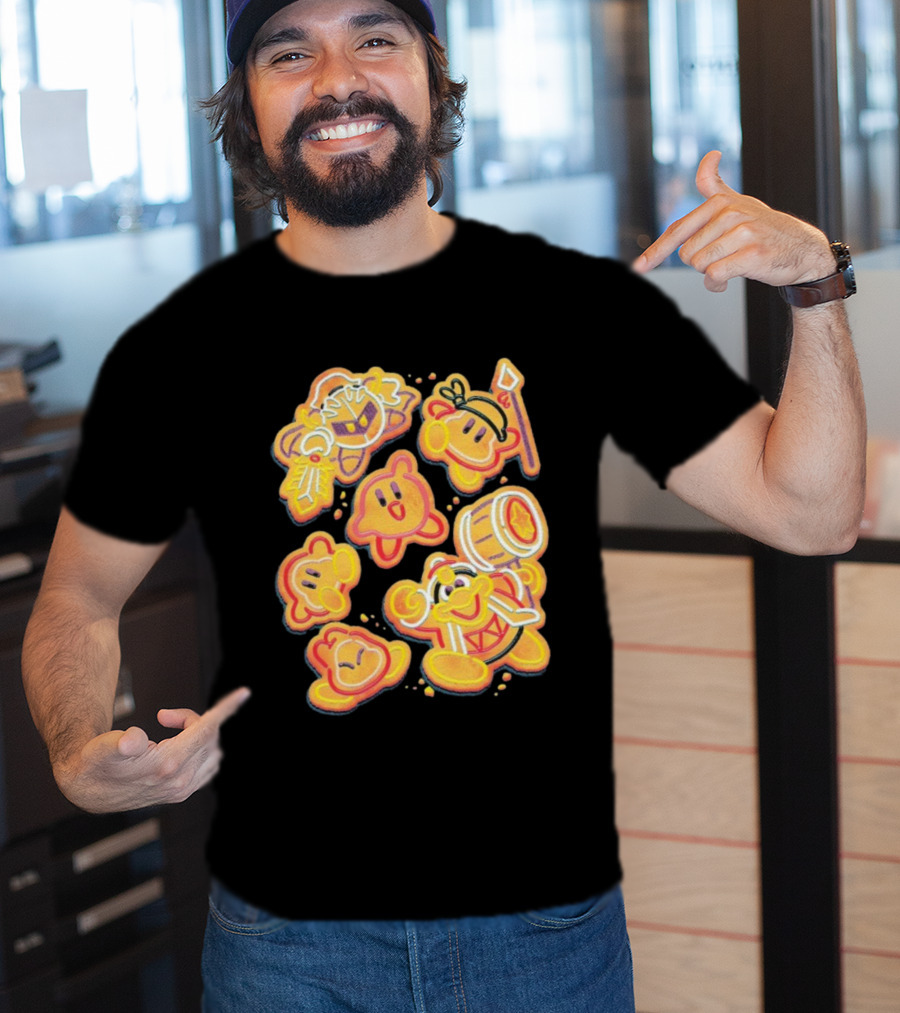 Dreamland Sweets Kirby Character Cookies T-Shirt