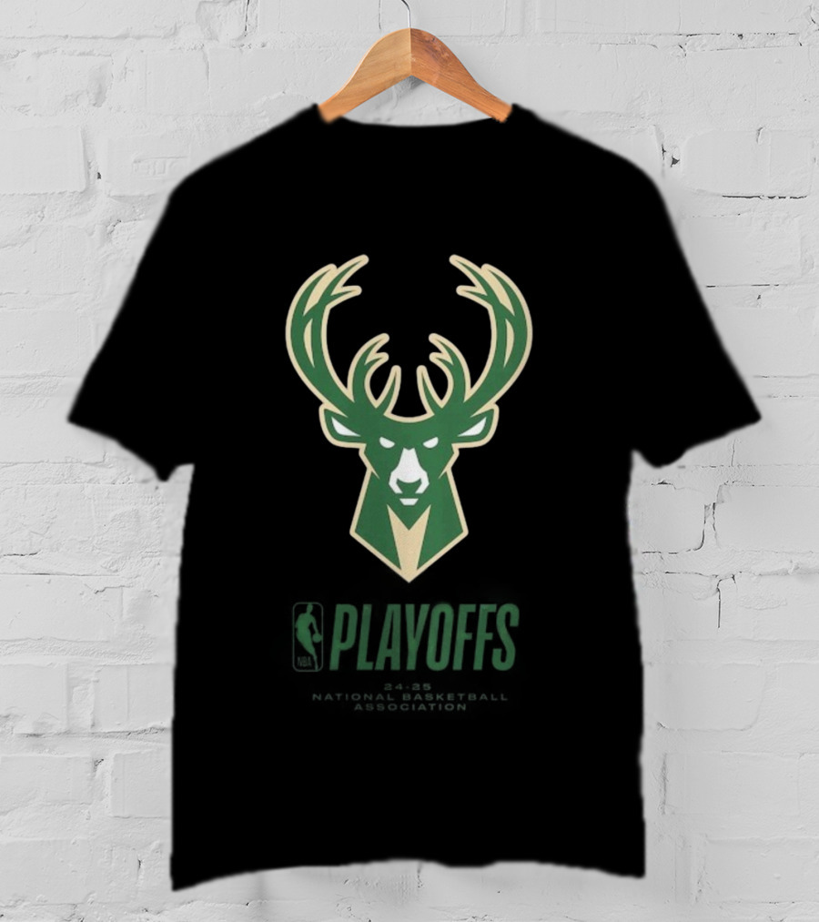 Milwaukee Bucks 2025 NBA Playoffs T-Shirt