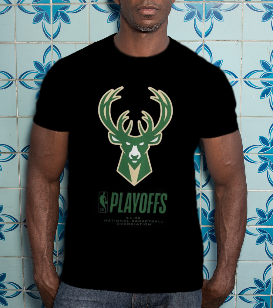Milwaukee Bucks 2025 NBA Playoffs T-Shirt