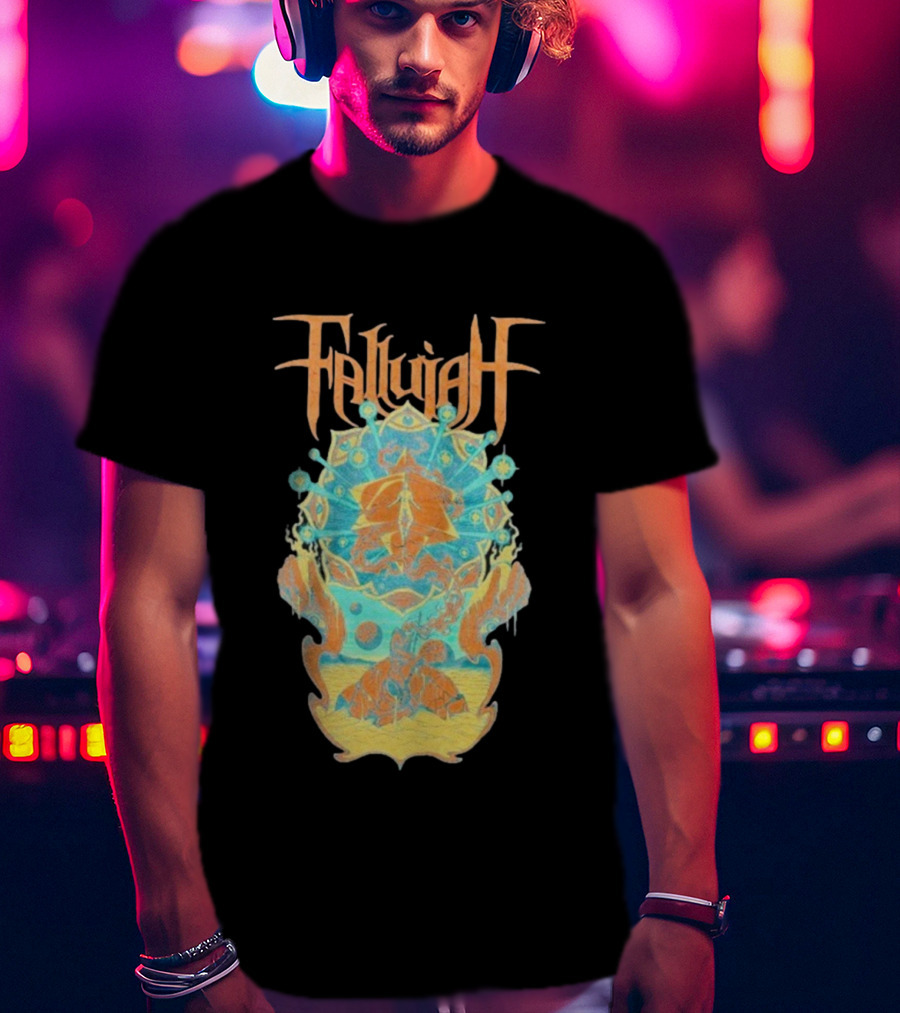 Fallujah Prism Psychedelic Cosmic Artwork T-Shirt