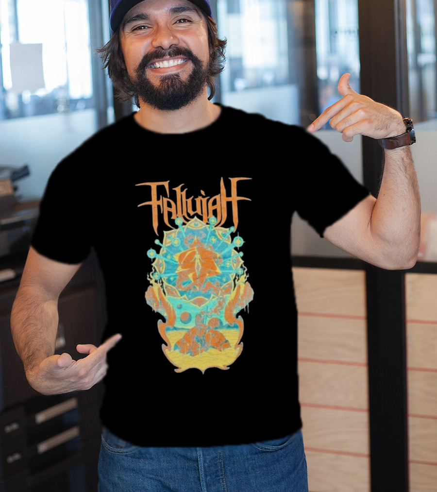 Fallujah Prism Psychedelic Cosmic Artwork T-Shirt