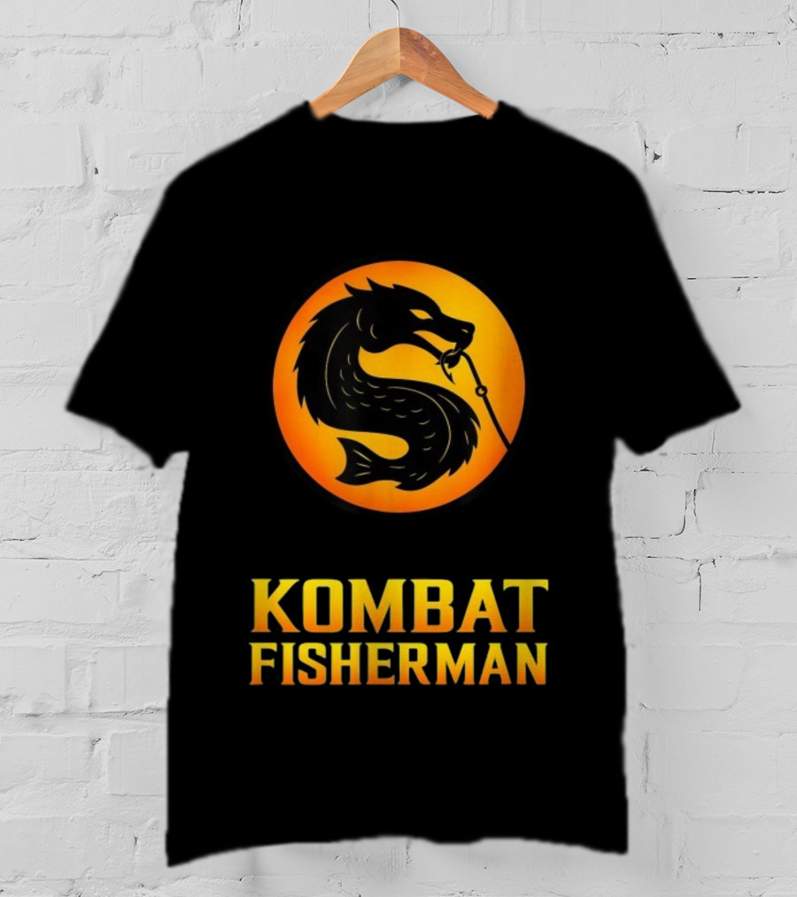 Kombat Fisherman Salmon Fishing Combat Gaming T-Shirt