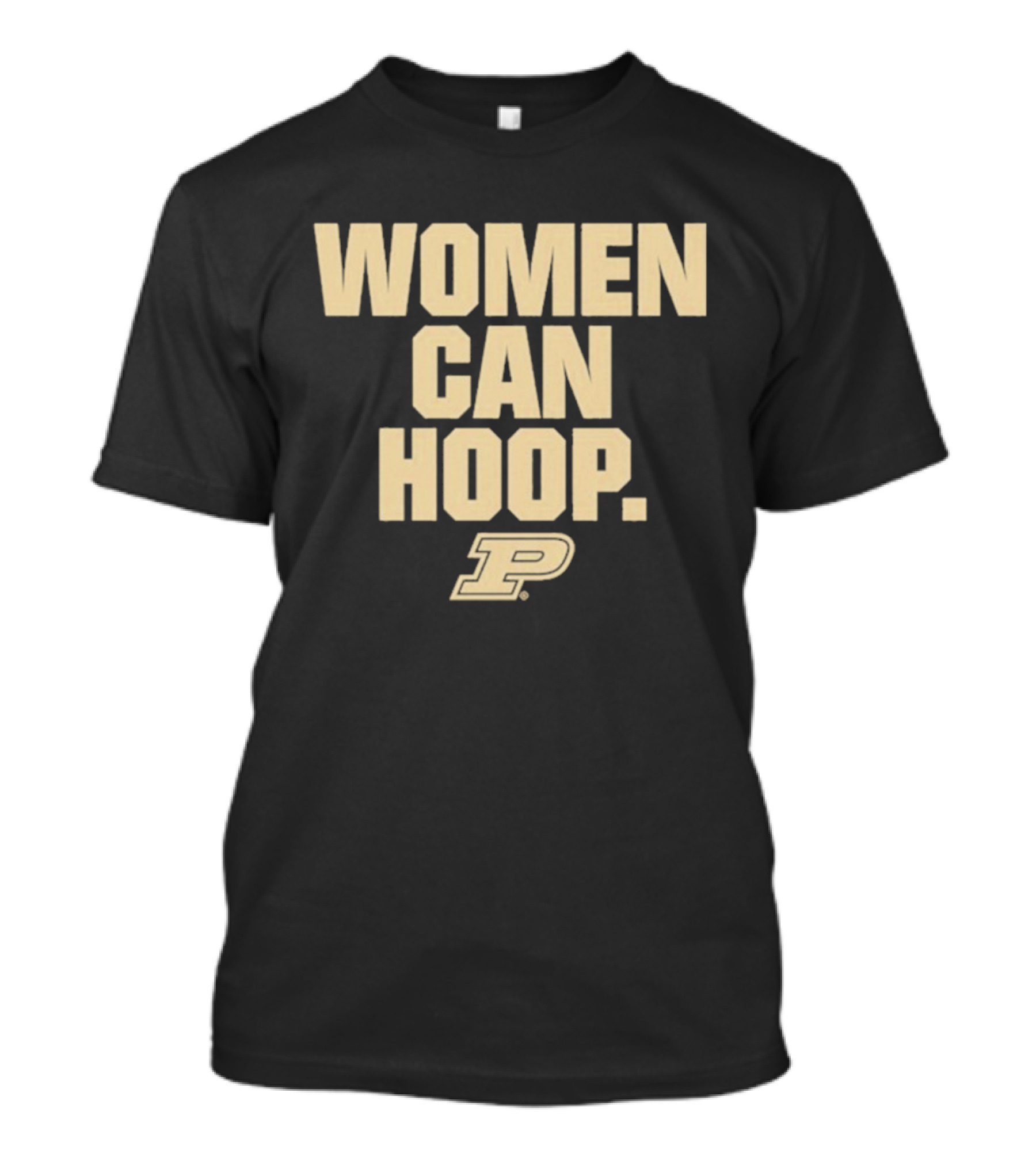 Purdue Boilermakers Women Can Hoop Basketball Logo T-Shirt