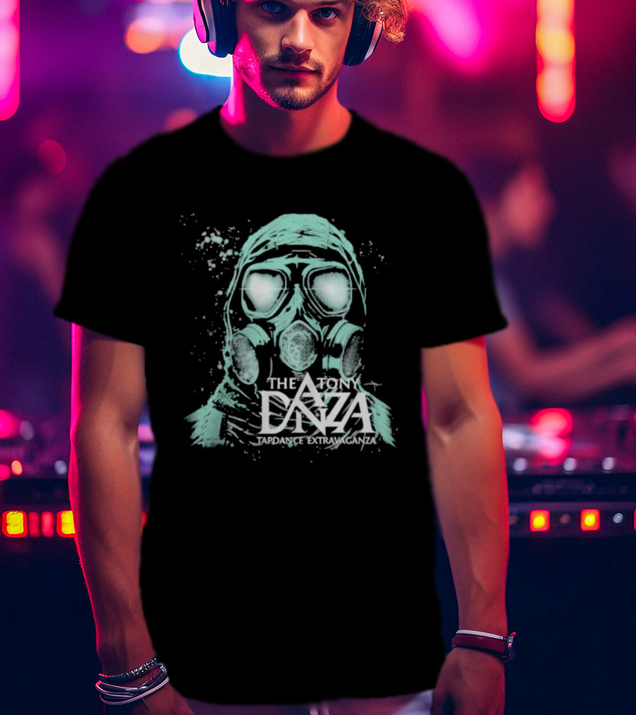 The Tony Danza Tapdance Extravaganza Gas Mask Art Style T-Shirt