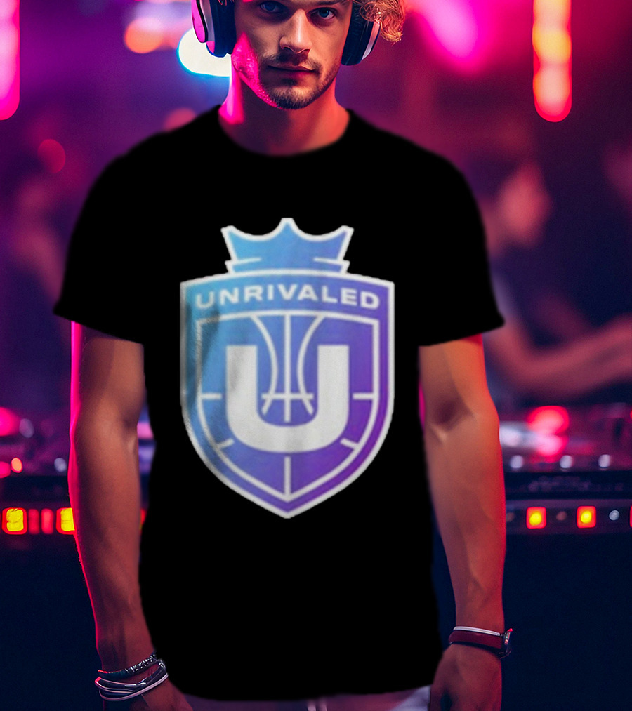Unrivaled Gradient Basketball Crest T-Shirt