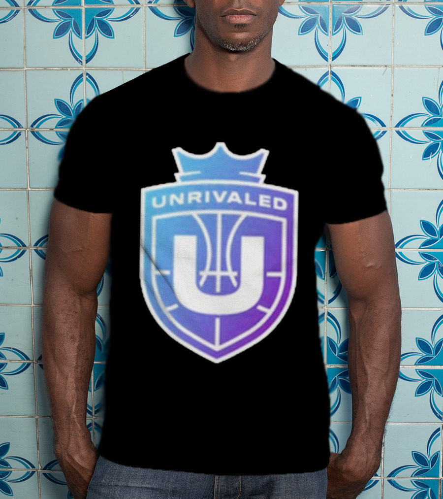 Unrivaled Gradient Basketball Crest T-Shirt