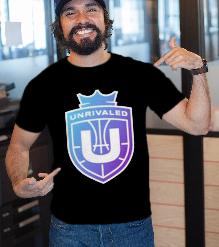Unrivaled Gradient Basketball Crest T-Shirt