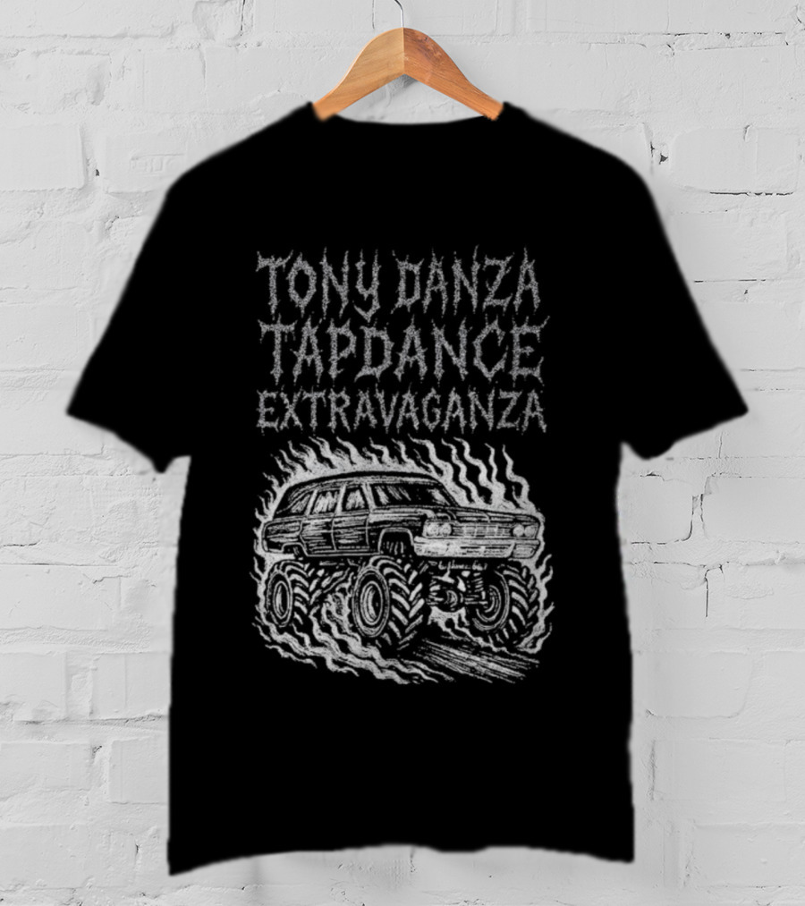 Tony Danza Tapdance Extravaganza Old School Monster Truck Illustration T-Shirt