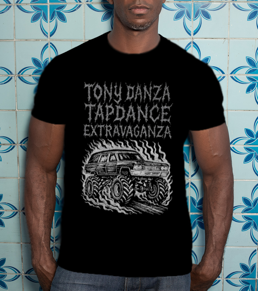 Tony Danza Tapdance Extravaganza Old School Monster Truck Illustration T-Shirt