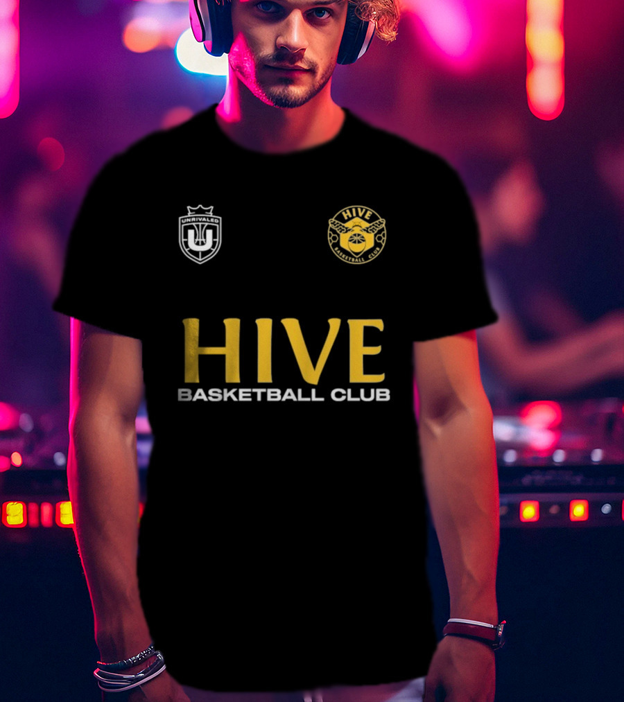 Unrivaled Hive Basketball Club Hive Classic Emblem Collaboration T-Shirt