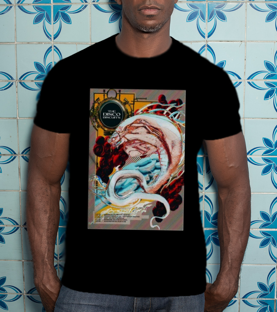 The Disco Biscuits Nov 8 2025 Washington DC Concert Event Snake Art T-Shirt