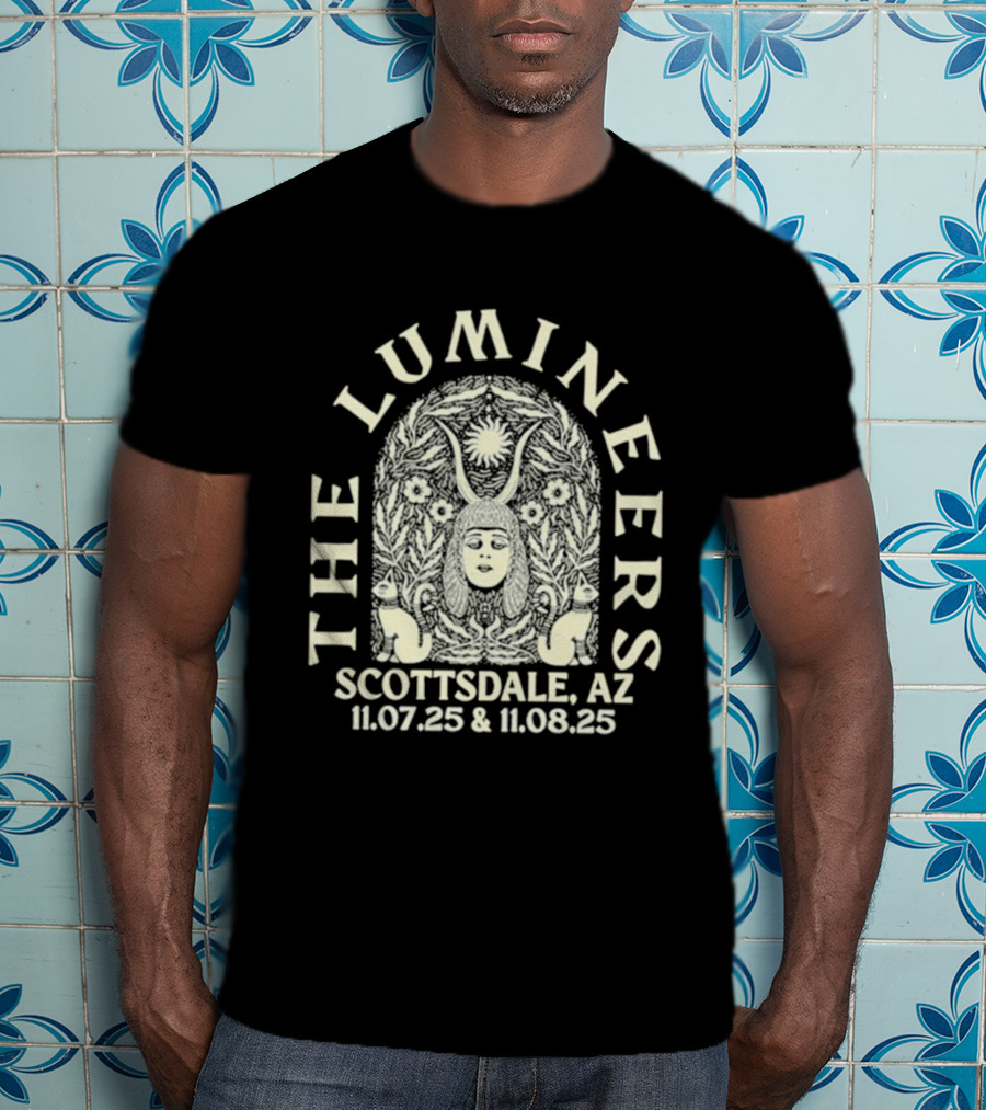 The Lumineers Scottsdale AZ November 7 And 8 2025 Dreamy Draw Festival T-Shirt