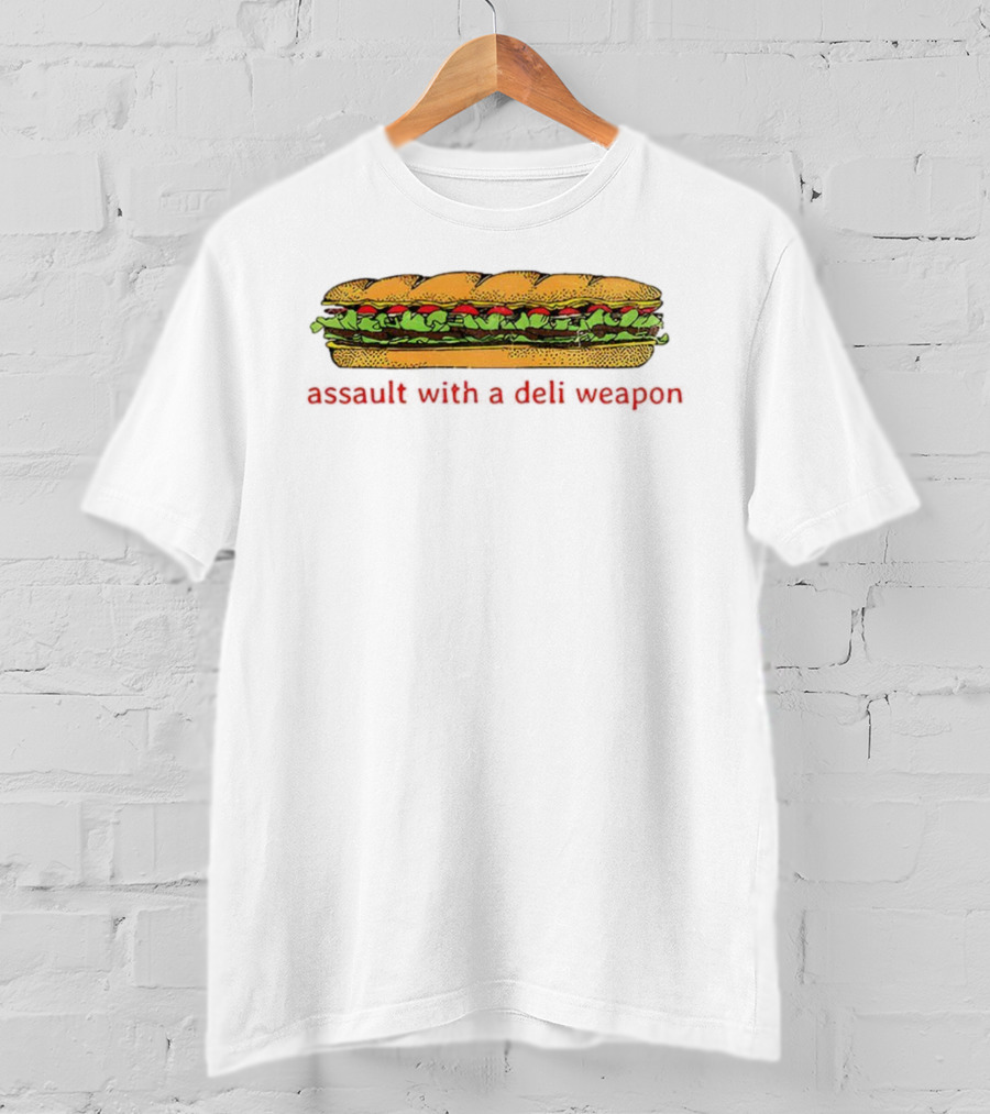 Assault With A Deli Weapon DC Sandwich Thrower Anti Ice Resist Sub Artistry T-Shirt
