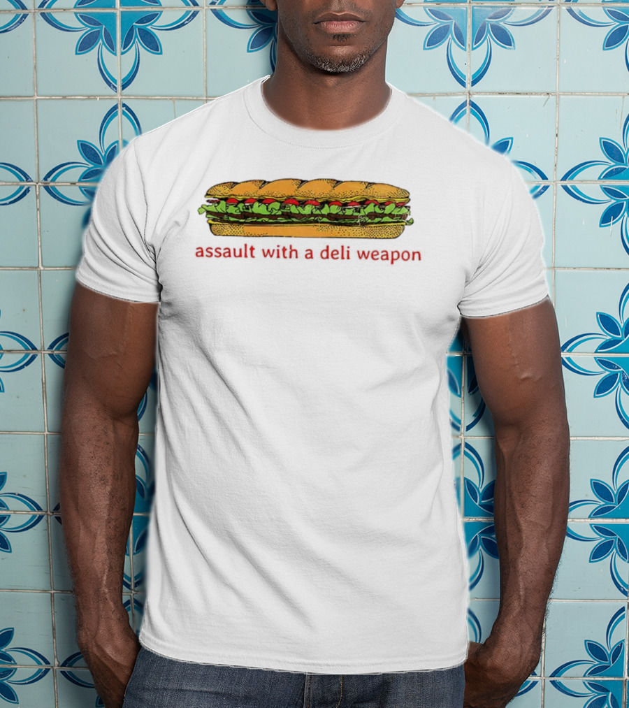Assault With A Deli Weapon DC Sandwich Thrower Anti Ice Resist Sub Artistry T-Shirt