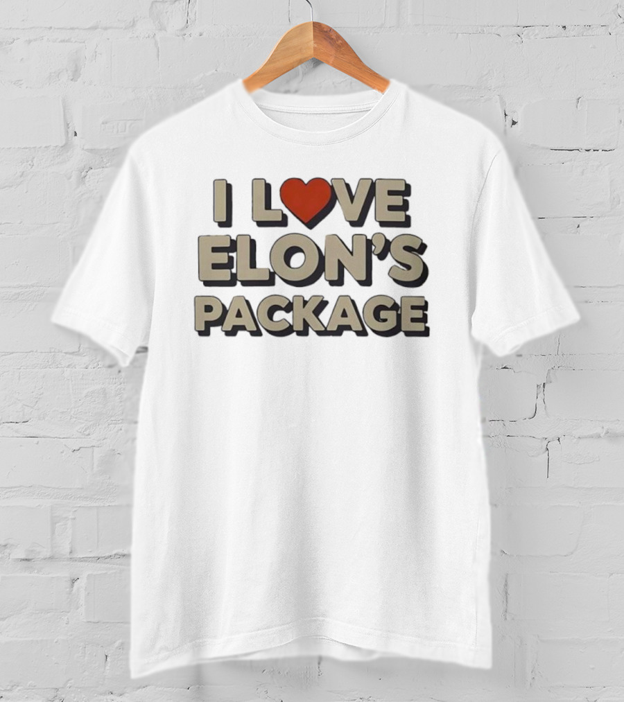 I Love Heart Elon's Package T-Shirt