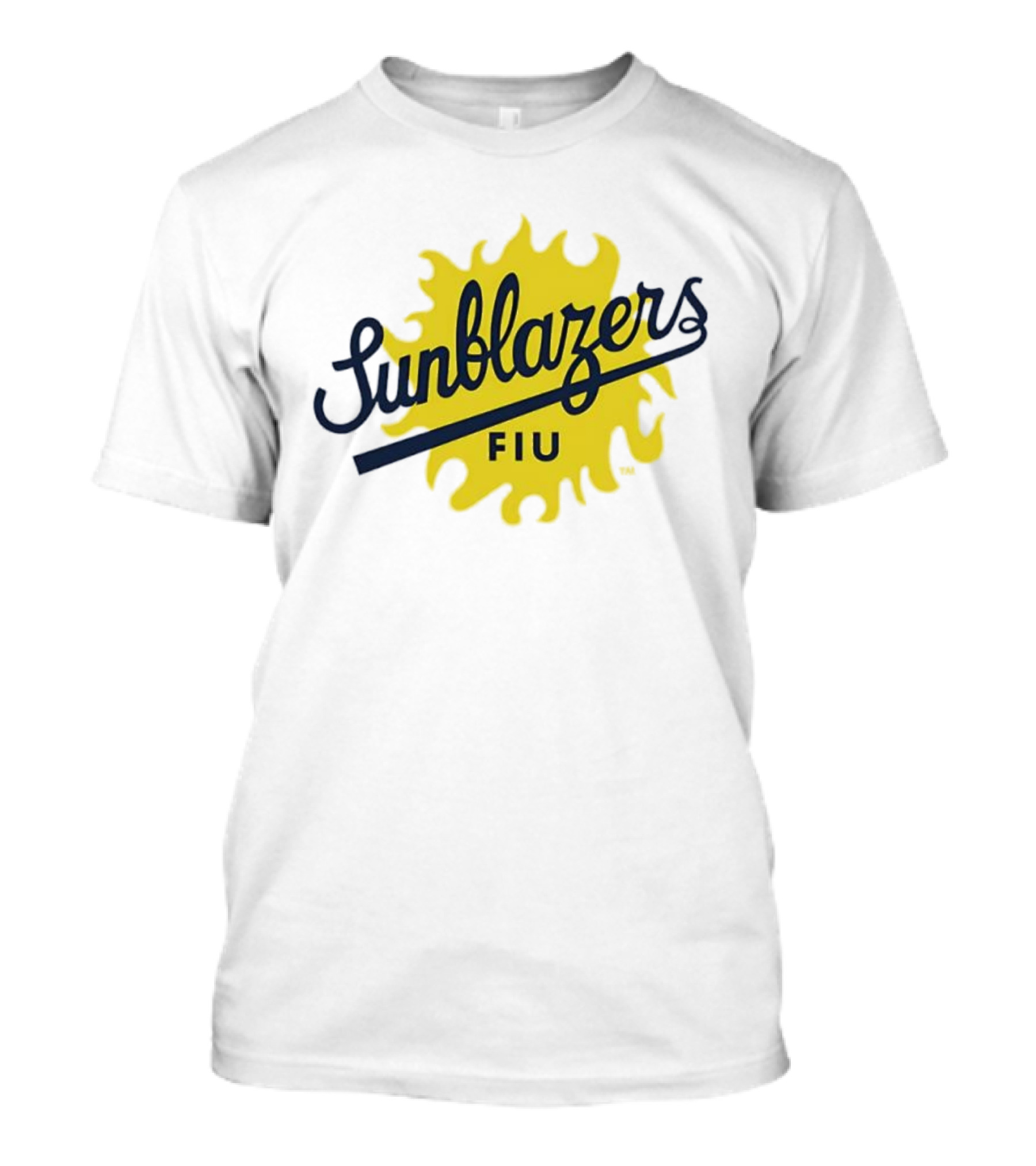 FIU Sunblazers NCAA Football Team Logo Retro Style T-Shirt