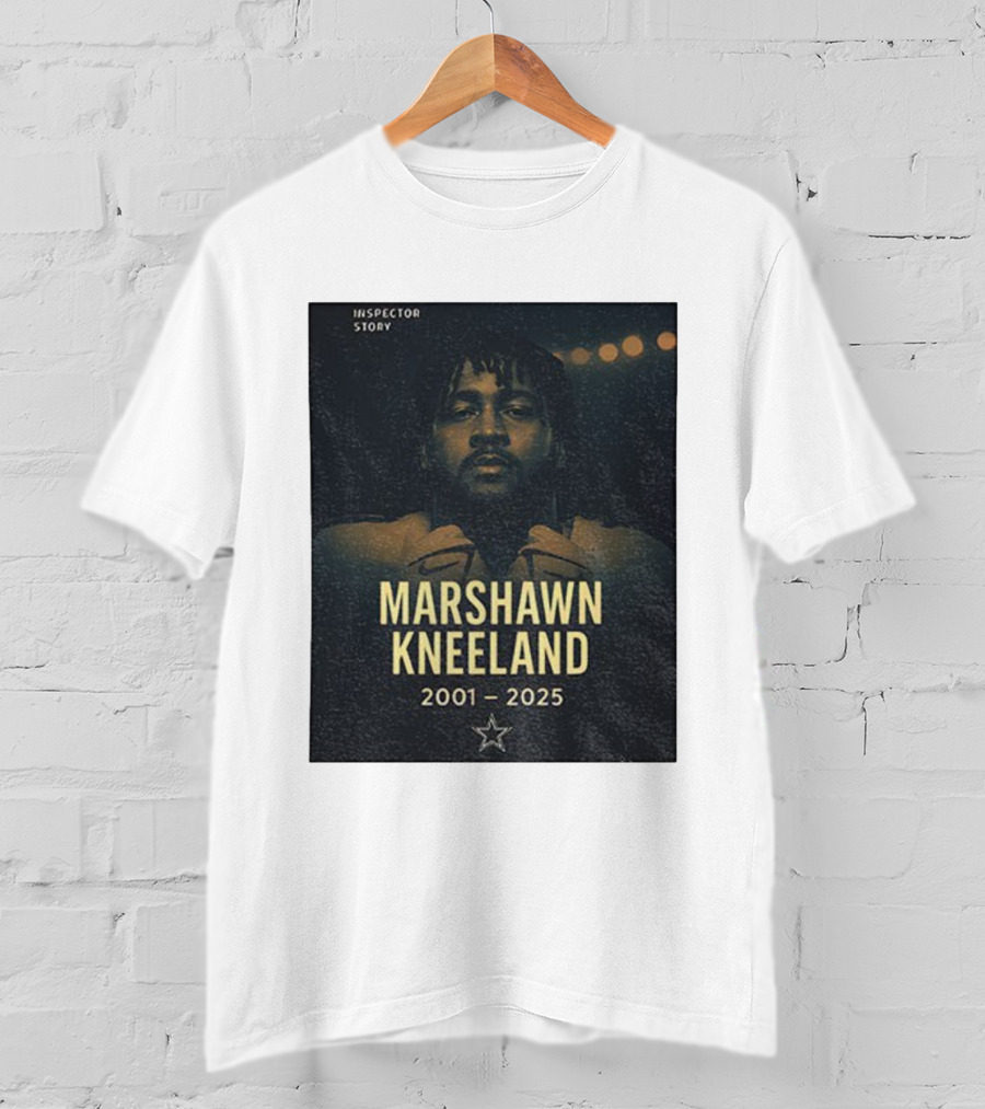 Inspector Story Marshawn Kneeland 2001-2025 Dallas Cowboys Star T-Shirt