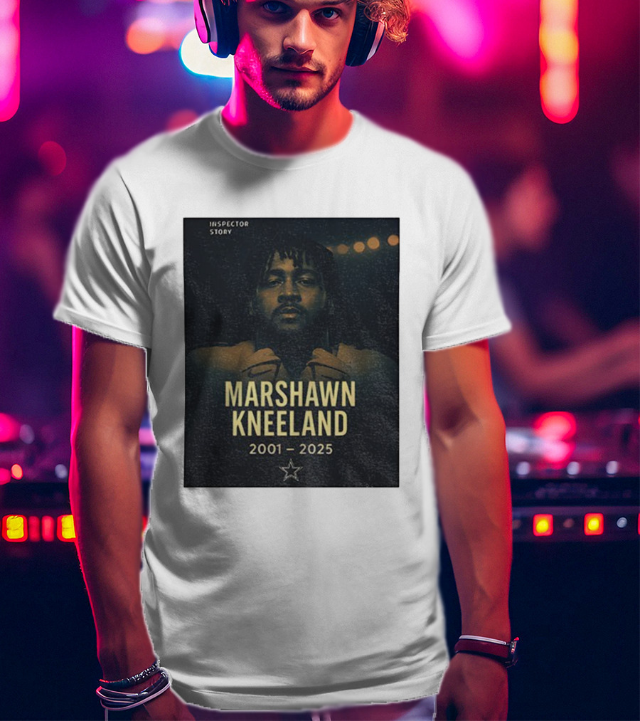 Inspector Story Marshawn Kneeland 2001-2025 Dallas Cowboys Star T-Shirt