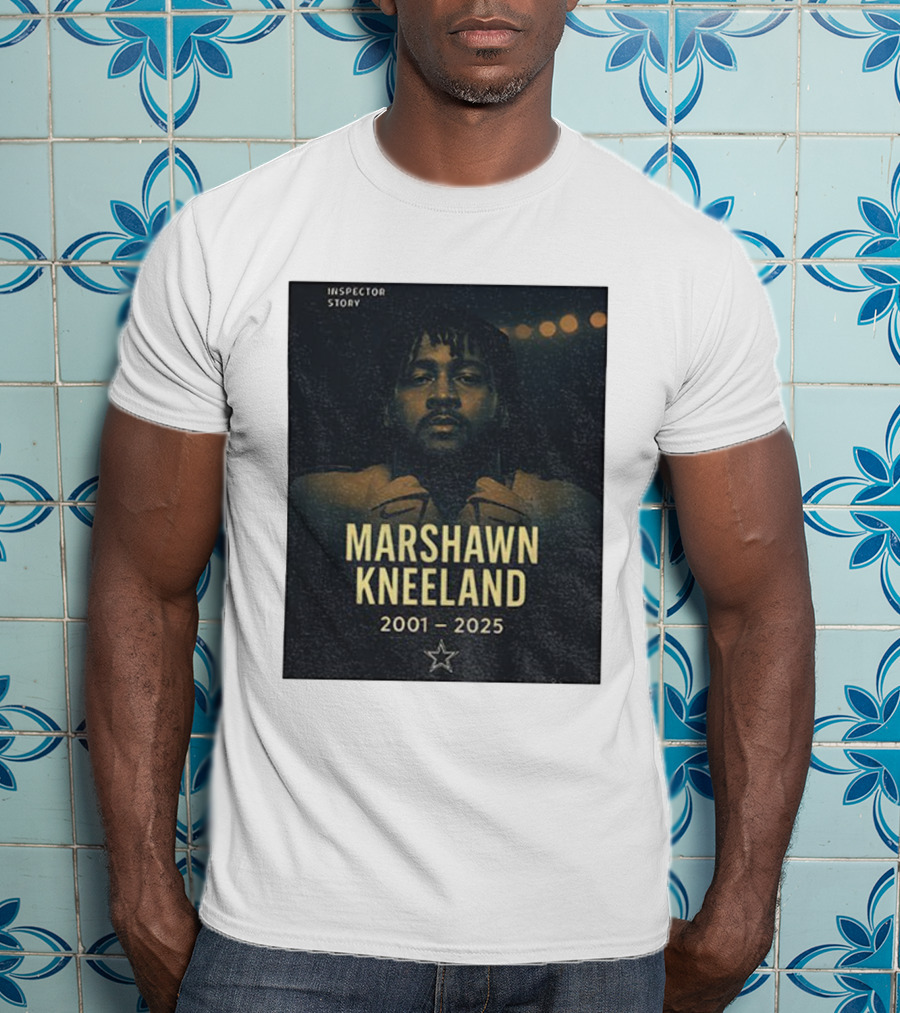 Inspector Story Marshawn Kneeland 2001-2025 Dallas Cowboys Star T-Shirt