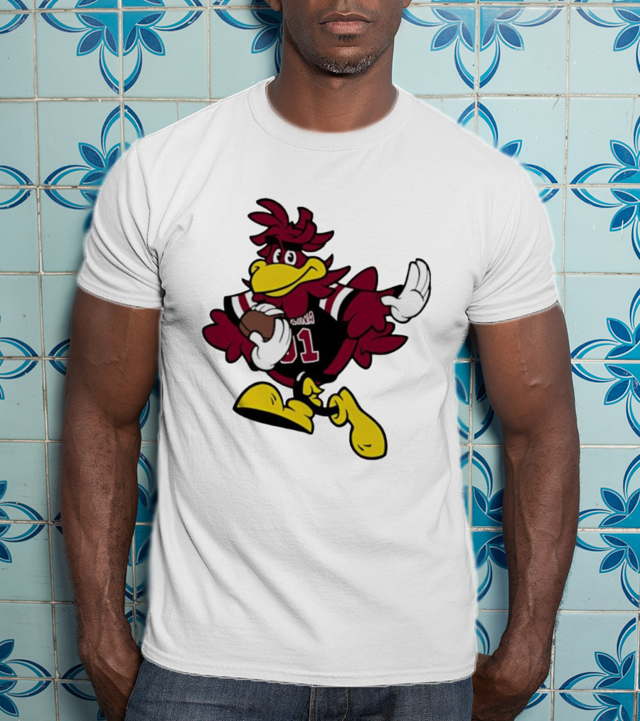 University Of South Carolina Cocky 01 Football Mascot T-Shirt
