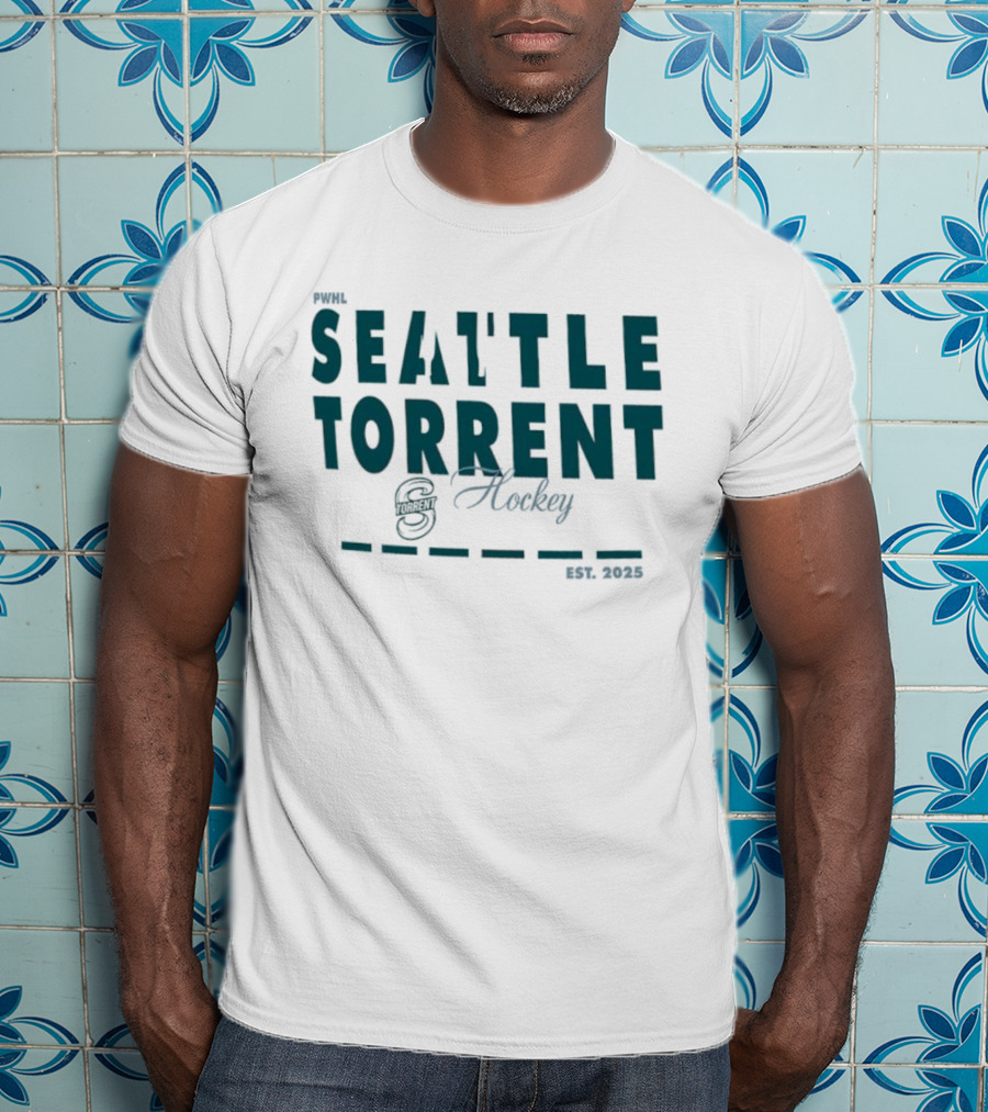PWHL Seattle Torrent Hockey Team Est. 2025 Classic Sports Style T-Shirt
