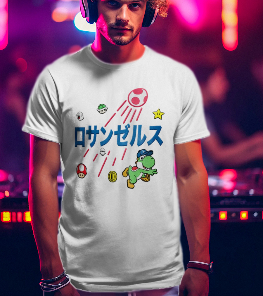 Yoshinobu Yamamoto Los Angeles Dodgers Yoshi Mario World Series MVP 2025 T-Shirt