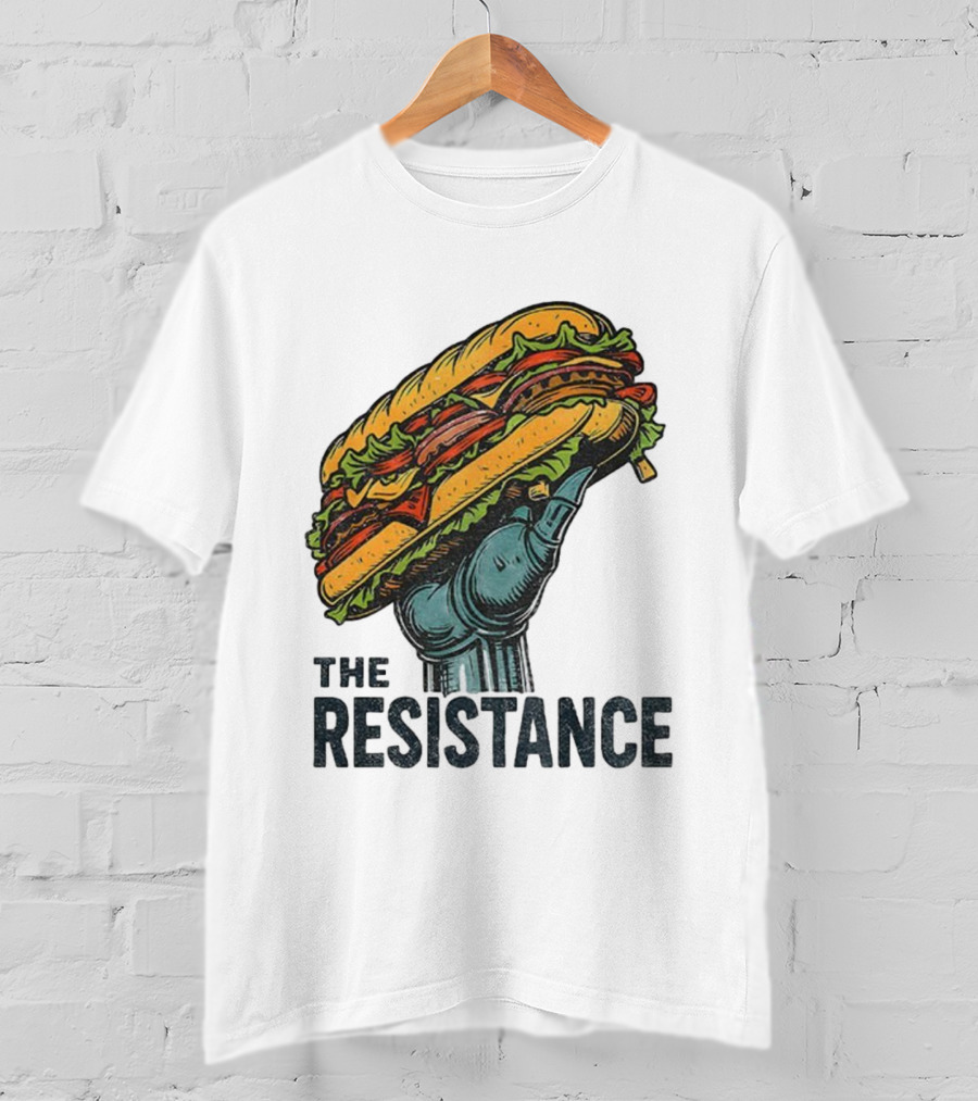 The Resistance Sandwich Fist Abolish ICE Washington T-Shirt