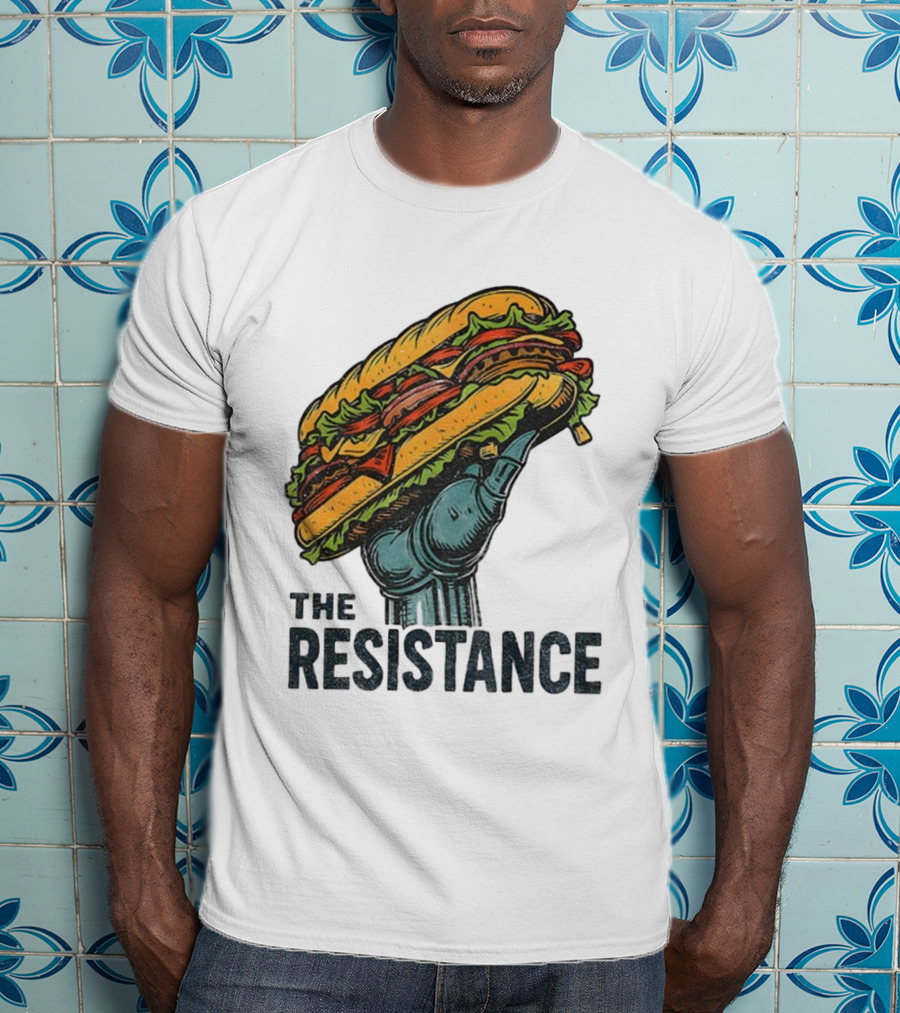 The Resistance Sandwich Fist Abolish ICE Washington T-Shirt