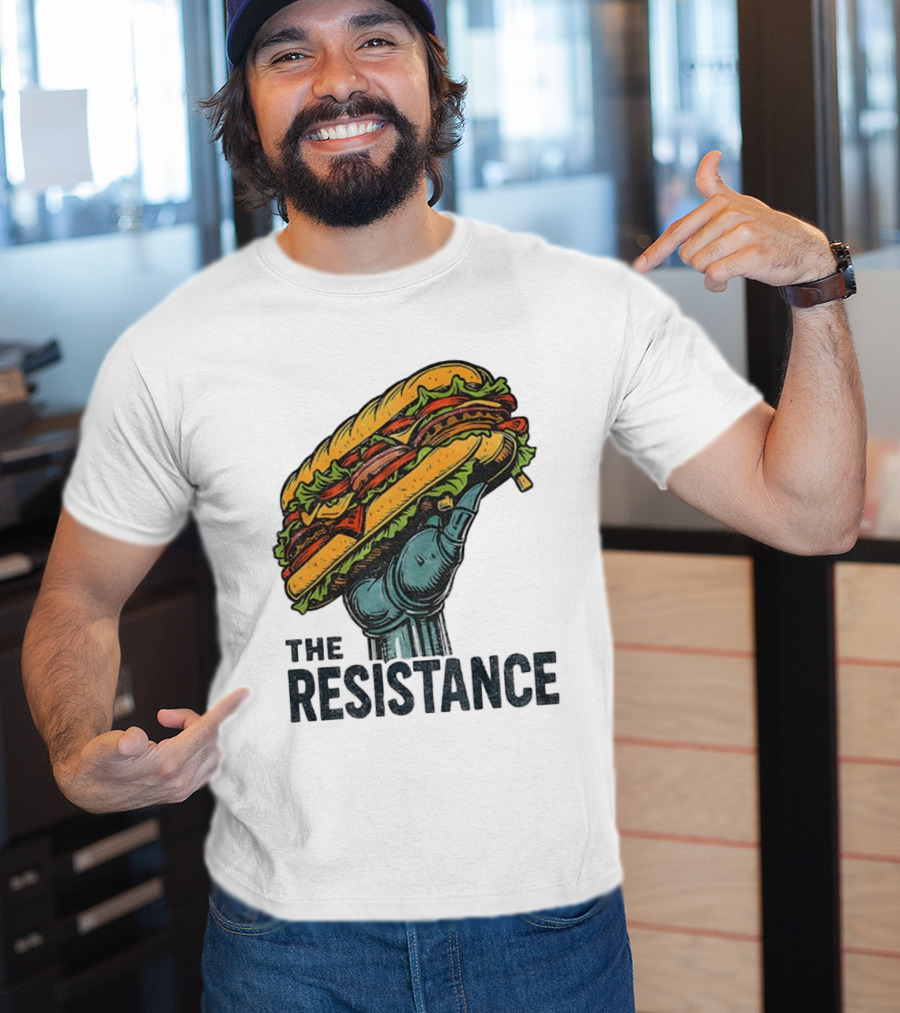 The Resistance Sandwich Fist Abolish ICE Washington T-Shirt