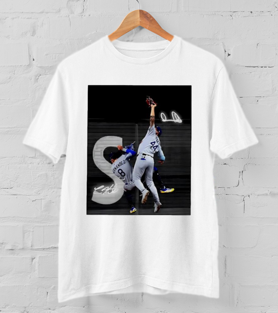 World Series Game 7 Hernández 8 Pages 44 Signatures T-Shirt