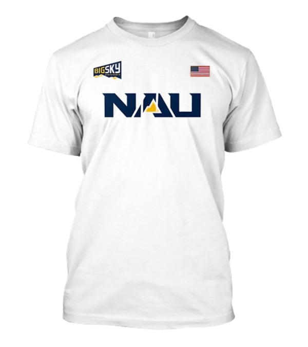 2025 Homecoming NAU Football Big Sky Conference American Flag T-Shirt