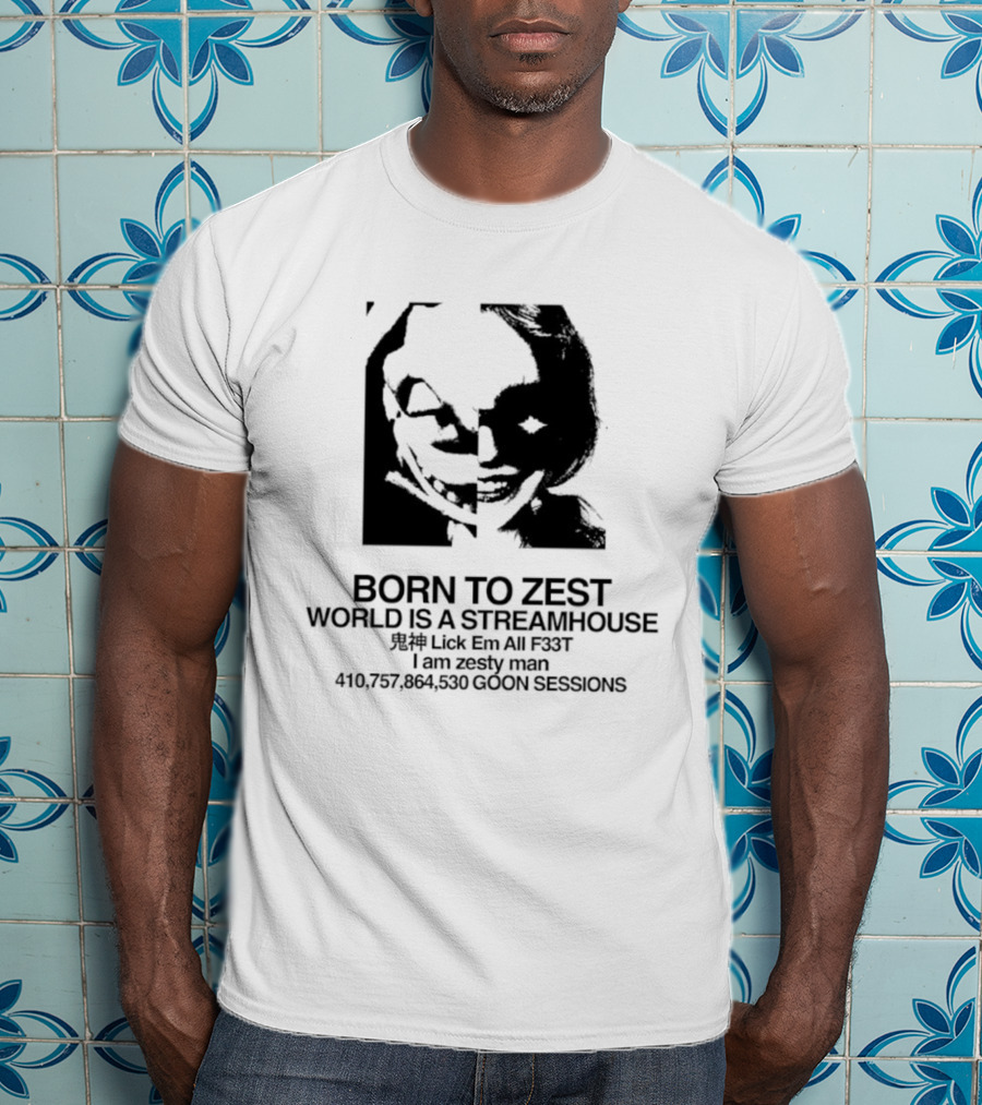 Born To Zest World Is A Streamhouse Bicycle Infinity Zesty Symphony Electric Cooperation T-Shirt