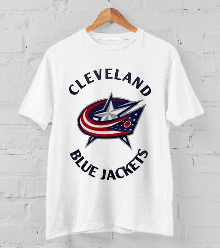 Cleveland Blue Jackets 2025 Retro Stars And Stripes Iconic Style T-Shirt
