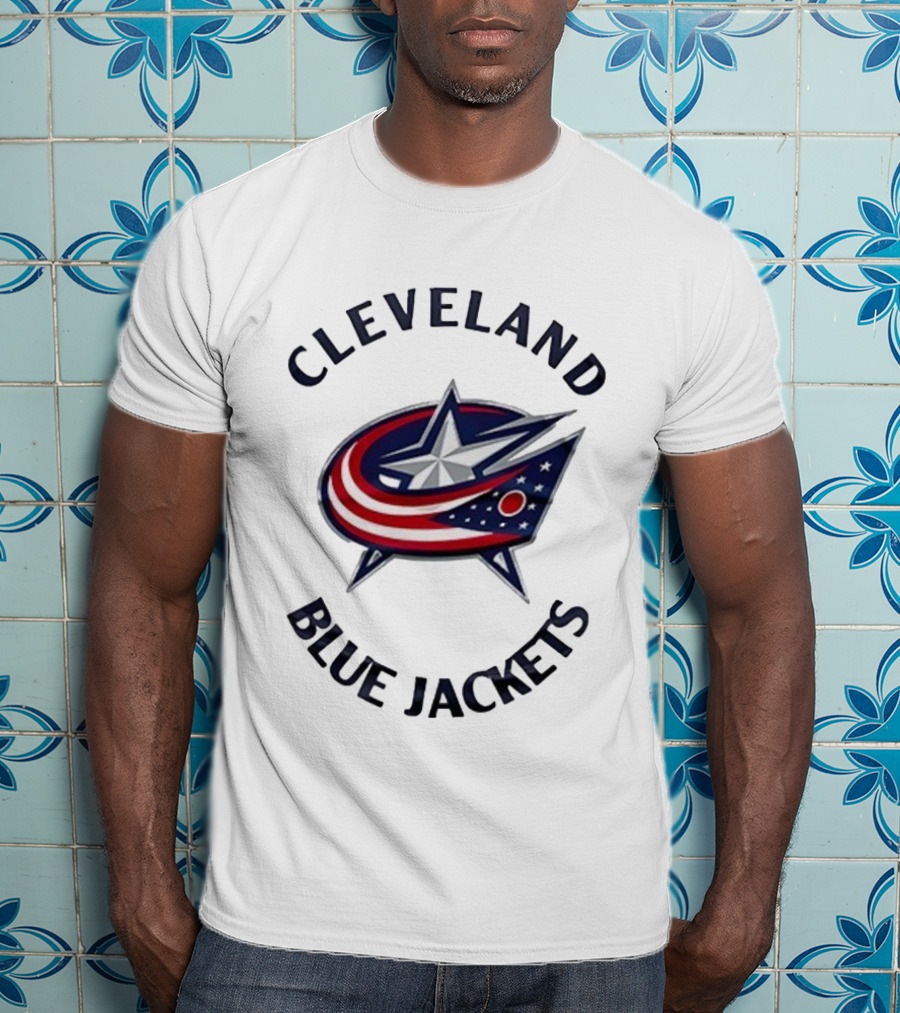 Cleveland Blue Jackets 2025 Retro Stars And Stripes Iconic Style T-Shirt