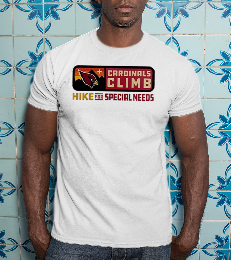 Cardinals Climb Hike For Special Needs 2025 Adventure T-Shirt