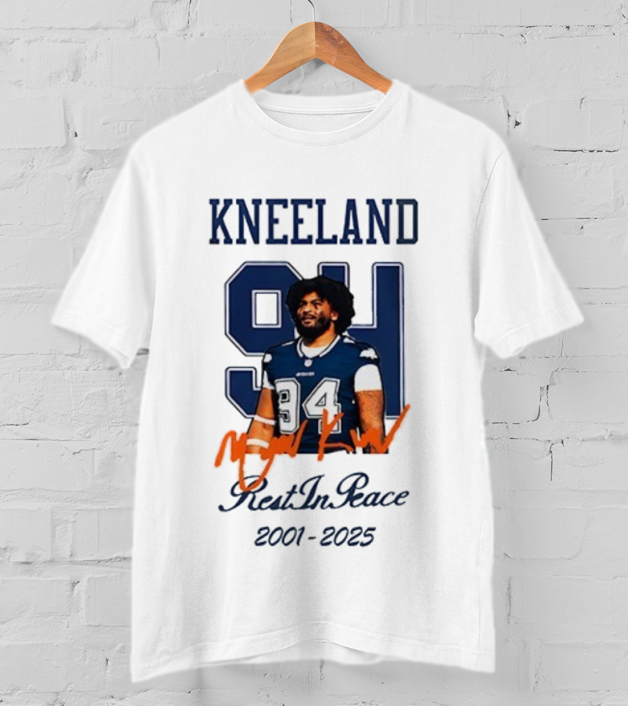 Dallas Cowboys Kneeland 94 Rest In Peace 2001-2025 T-Shirt