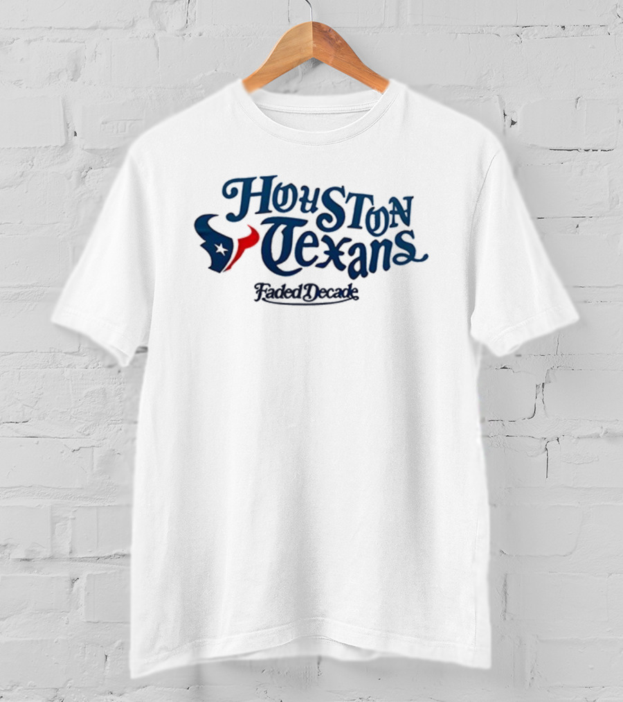 Houston Texans Faded Decade Collaboration T-Shirt
