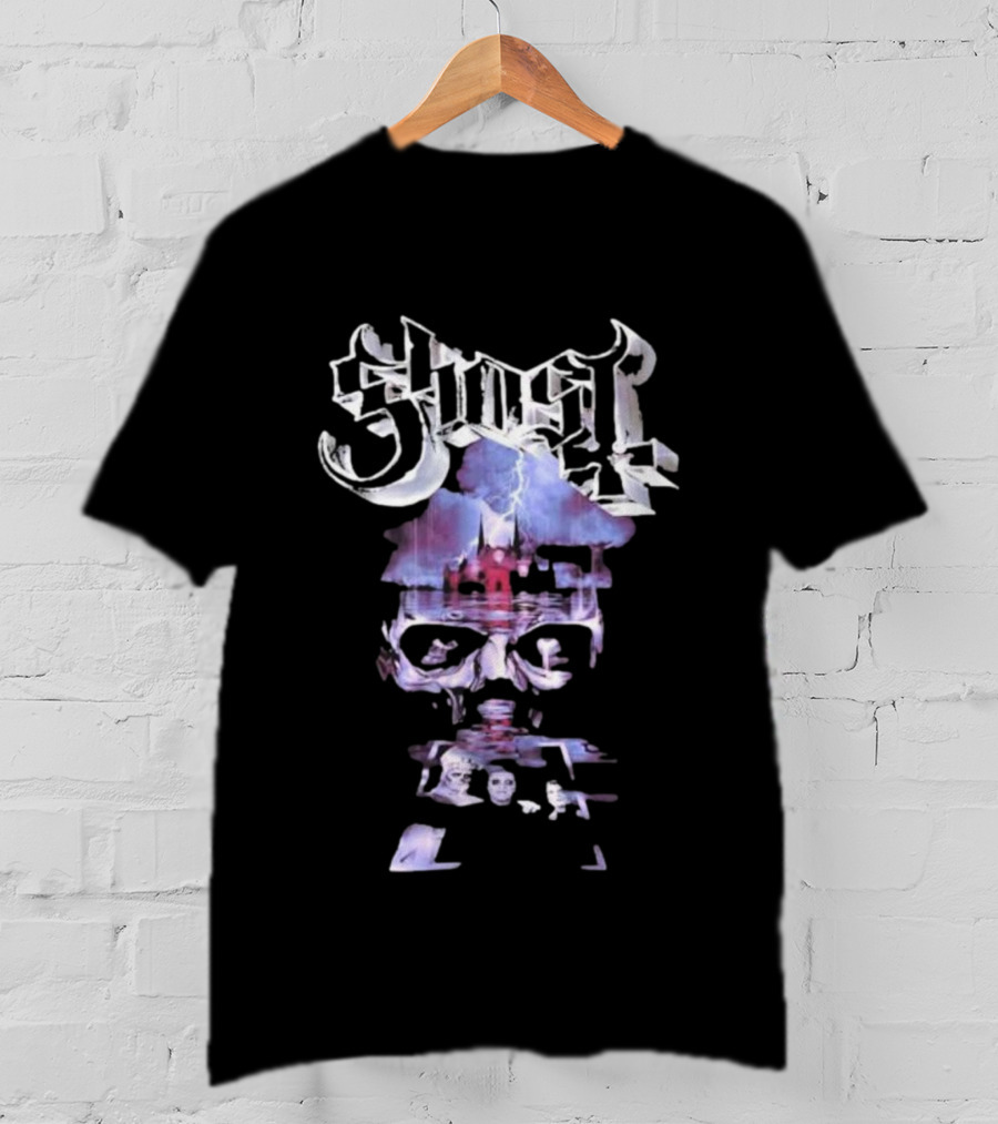 Ghost Papa V Perpetua Skeletal Tour 2025 Artwork T-Shirt
