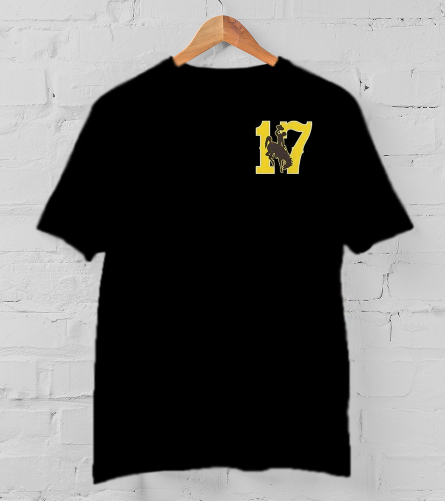 Josh Allen 17 Once A Poke Always A Poke Cowboy Logo T-Shirt