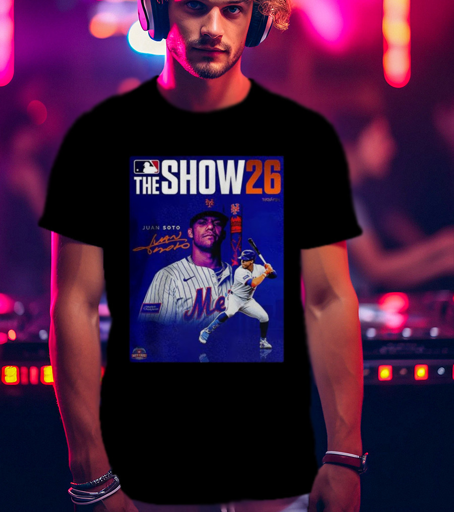 The Show 26 Juan Soto Mets Signature Edition MLB T-Shirt
